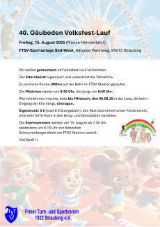 Gäuboden Volksfest-Lauf 2025