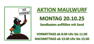 AKTION MAULWURF Sand 2025